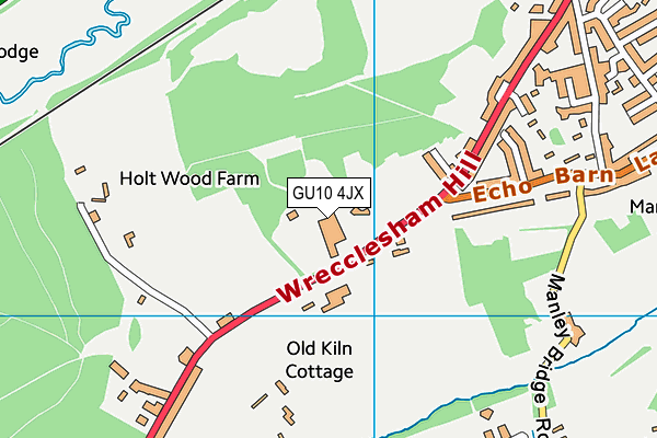 GU10 4JX map - OS VectorMap District (Ordnance Survey) GU10 4JX map - OS VectorMap District (Ordnance Survey)