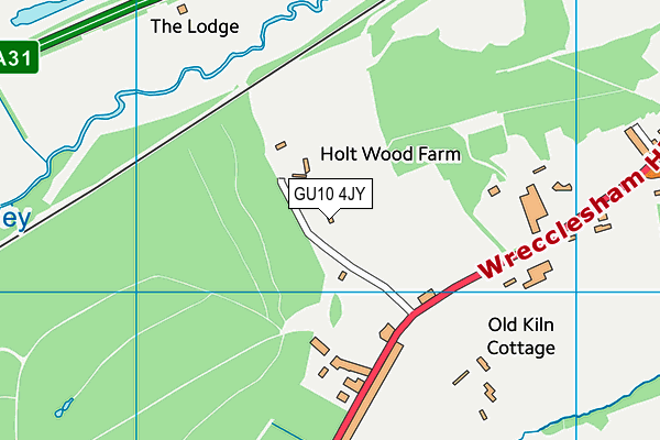 GU10 4JY map - OS VectorMap District (Ordnance Survey) GU10 4JY map - OS VectorMap District (Ordnance Survey)