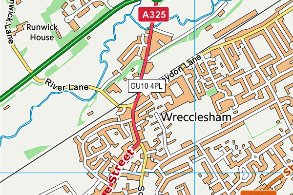 GU10 4PL map - OS VectorMap District (Ordnance Survey) GU10 4PL map - OS VectorMap District (Ordnance Survey)