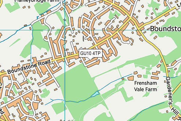 GU10 4TP map - OS VectorMap District (Ordnance Survey) GU10 4TP map - OS VectorMap District (Ordnance Survey)