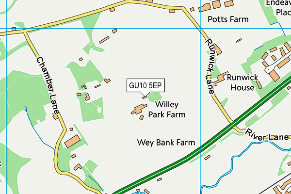 GU10 5EP map - OS VectorMap District (Ordnance Survey) GU10 5EP map - OS VectorMap District (Ordnance Survey)