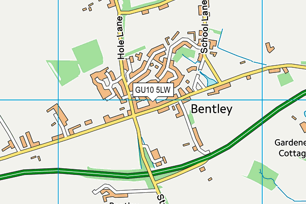 GU10 5LW map - OS VectorMap District (Ordnance Survey) GU10 5LW map - OS VectorMap District (Ordnance Survey)