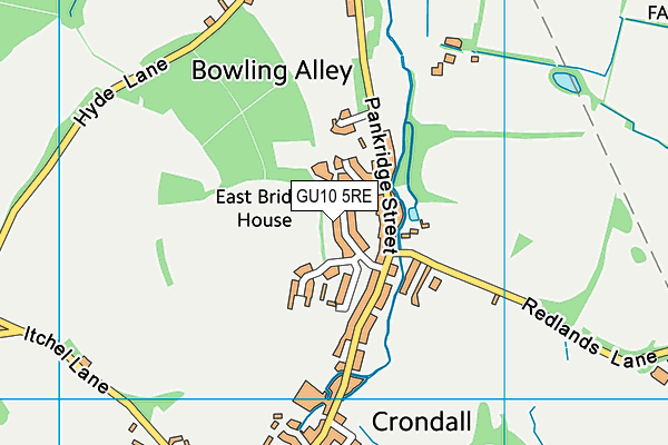 GU10 5RE map - OS VectorMap District (Ordnance Survey) GU10 5RE map - OS VectorMap District (Ordnance Survey)