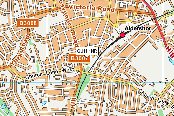 GU11 1NR map - OS VectorMap District (Ordnance Survey) GU11 1NR map - OS VectorMap District (Ordnance Survey)