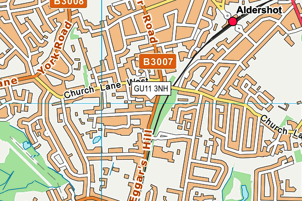 GU11 3NH map - OS VectorMap District (Ordnance Survey) GU11 3NH map - OS VectorMap District (Ordnance Survey)