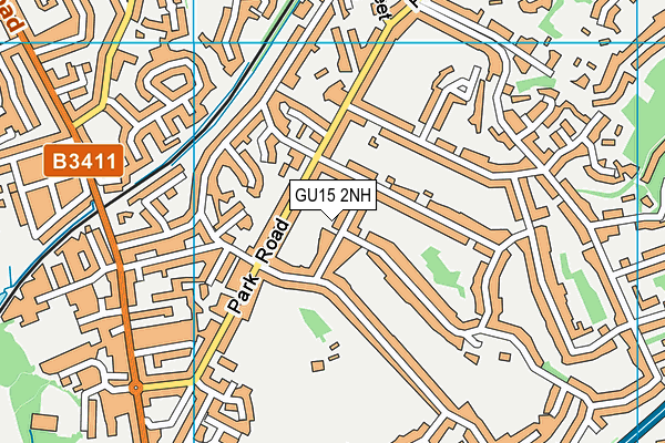 GU15 2NH map - OS VectorMap District (Ordnance Survey) GU15 2NH map - OS VectorMap District (Ordnance Survey)
