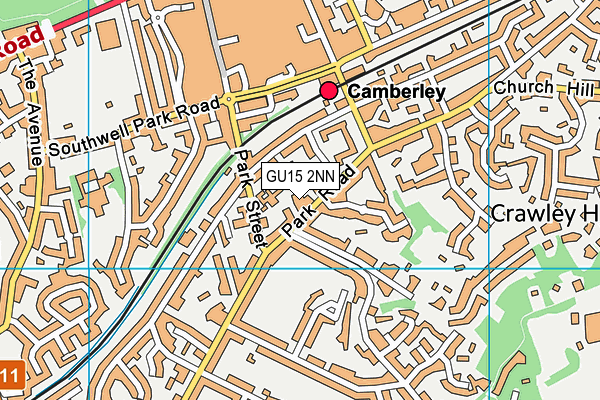 GU15 2NN map - OS VectorMap District (Ordnance Survey) GU15 2NN map - OS VectorMap District (Ordnance Survey)