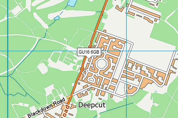 GU16 6GB map - OS VectorMap District (Ordnance Survey) GU16 6GB map - OS VectorMap District (Ordnance Survey)