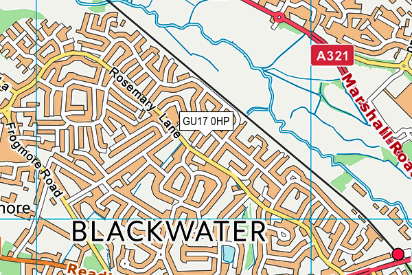 GU17 0HP map - OS VectorMap District (Ordnance Survey) GU17 0HP map - OS VectorMap District (Ordnance Survey)