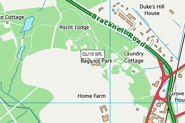 GU19 5PL map - OS VectorMap District (Ordnance Survey) GU19 5PL map - OS VectorMap District (Ordnance Survey)