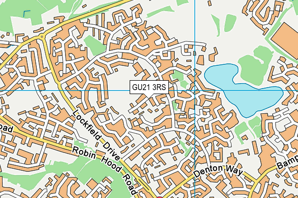 GU21 3RS map - OS VectorMap District (Ordnance Survey) GU21 3RS map - OS VectorMap District (Ordnance Survey)