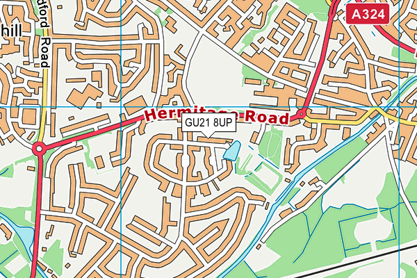 GU21 8UP map - OS VectorMap District (Ordnance Survey) GU21 8UP map - OS VectorMap District (Ordnance Survey)