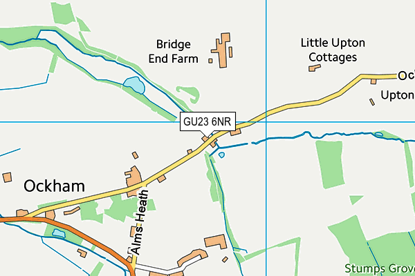 GU23 6NR map - OS VectorMap District (Ordnance Survey) GU23 6NR map - OS VectorMap District (Ordnance Survey)