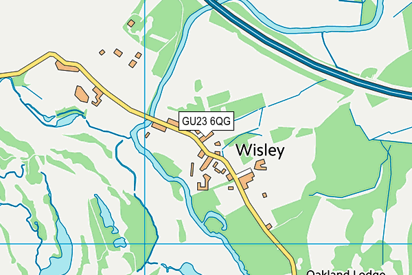 GU23 6QG map - OS VectorMap District (Ordnance Survey) GU23 6QG map - OS VectorMap District (Ordnance Survey)