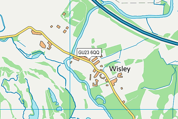 GU23 6QQ map - OS VectorMap District (Ordnance Survey) GU23 6QQ map - OS VectorMap District (Ordnance Survey)