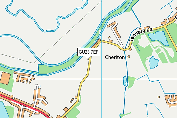 GU23 7EF map - OS VectorMap District (Ordnance Survey) GU23 7EF map - OS VectorMap District (Ordnance Survey)