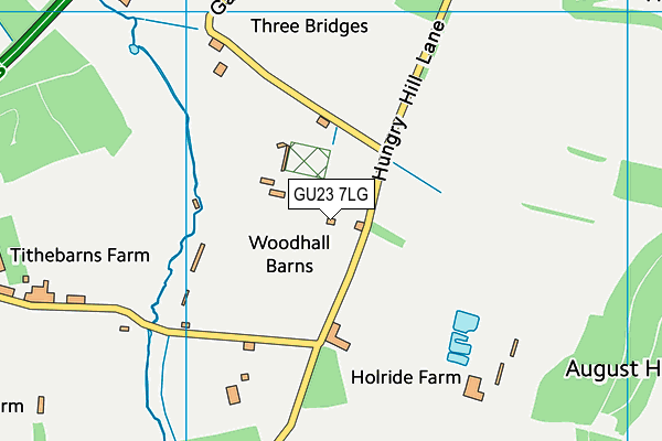 GU23 7LG map - OS VectorMap District (Ordnance Survey) GU23 7LG map - OS VectorMap District (Ordnance Survey)