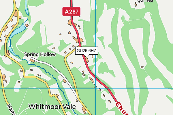 GU26 6HZ map - OS VectorMap District (Ordnance Survey) GU26 6HZ map - OS VectorMap District (Ordnance Survey)