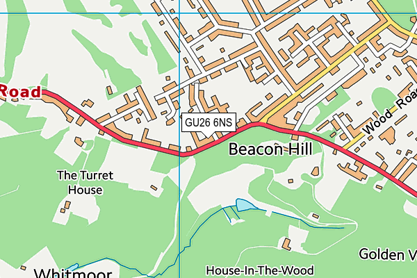 GU26 6NS map - OS VectorMap District (Ordnance Survey) GU26 6NS map - OS VectorMap District (Ordnance Survey)