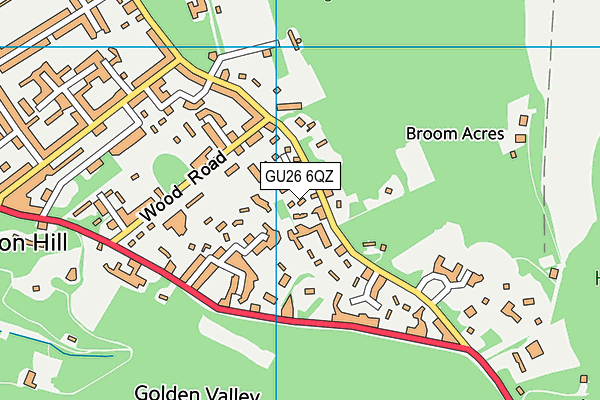 GU26 6QZ map - OS VectorMap District (Ordnance Survey) GU26 6QZ map - OS VectorMap District (Ordnance Survey)