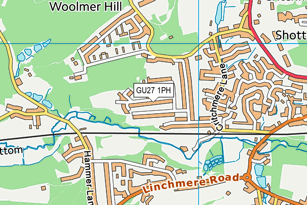 GU27 1PH map - OS VectorMap District (Ordnance Survey) GU27 1PH map - OS VectorMap District (Ordnance Survey)