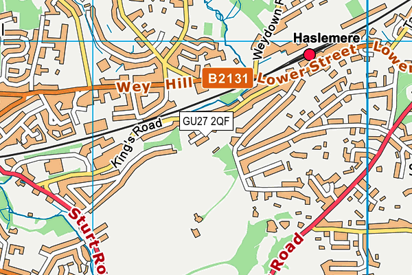 GU27 2QF map - OS VectorMap District (Ordnance Survey) GU27 2QF map - OS VectorMap District (Ordnance Survey)