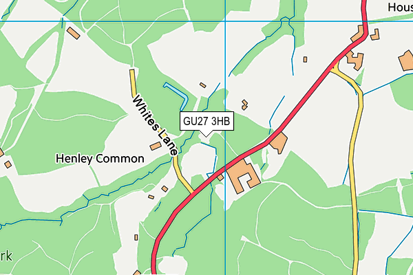GU27 3HB map - OS VectorMap District (Ordnance Survey) GU27 3HB map - OS VectorMap District (Ordnance Survey)