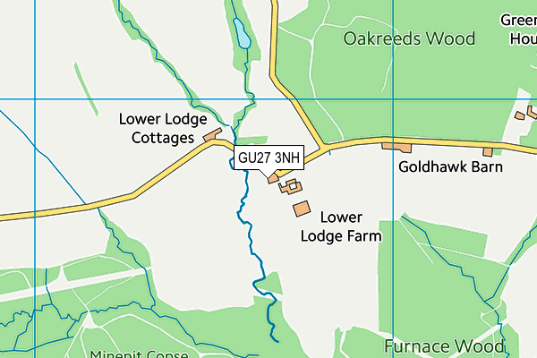 GU27 3NH map - OS VectorMap District (Ordnance Survey) GU27 3NH map - OS VectorMap District (Ordnance Survey)