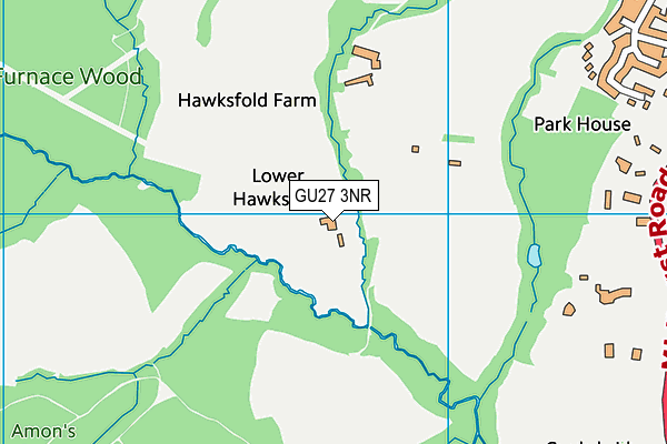 GU27 3NR map - OS VectorMap District (Ordnance Survey) GU27 3NR map - OS VectorMap District (Ordnance Survey)