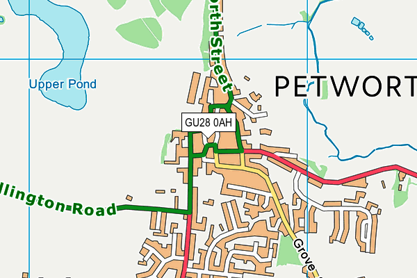 GU28 0AH map - OS VectorMap District (Ordnance Survey) GU28 0AH map - OS VectorMap District (Ordnance Survey)