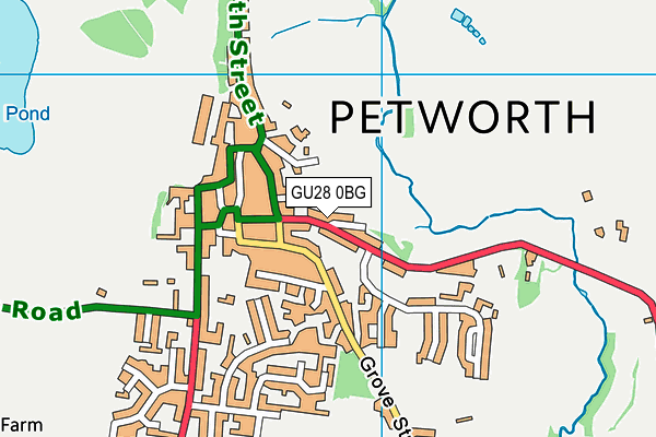 GU28 0BG map - OS VectorMap District (Ordnance Survey) GU28 0BG map - OS VectorMap District (Ordnance Survey)