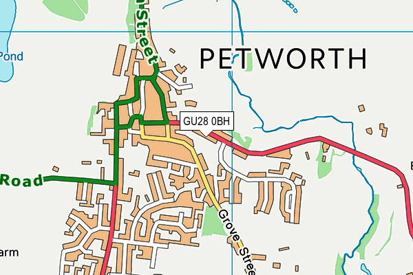 GU28 0BH map - OS VectorMap District (Ordnance Survey) GU28 0BH map - OS VectorMap District (Ordnance Survey)