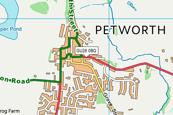 GU28 0BQ map - OS VectorMap District (Ordnance Survey) GU28 0BQ map - OS VectorMap District (Ordnance Survey)