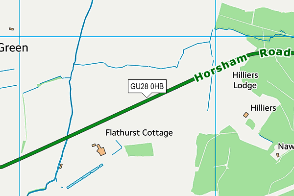 GU28 0HB map - OS VectorMap District (Ordnance Survey) GU28 0HB map - OS VectorMap District (Ordnance Survey)
