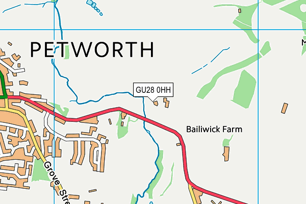 GU28 0HH map - OS VectorMap District (Ordnance Survey) GU28 0HH map - OS VectorMap District (Ordnance Survey)