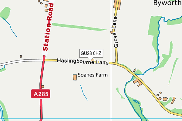 GU28 0HZ map - OS VectorMap District (Ordnance Survey) GU28 0HZ map - OS VectorMap District (Ordnance Survey)