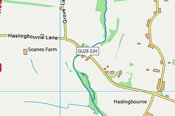 GU28 0JH map - OS VectorMap District (Ordnance Survey) GU28 0JH map - OS VectorMap District (Ordnance Survey)