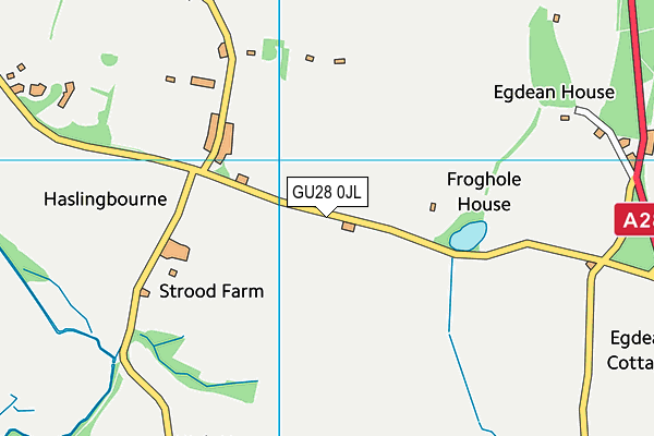 GU28 0JL map - OS VectorMap District (Ordnance Survey) GU28 0JL map - OS VectorMap District (Ordnance Survey)