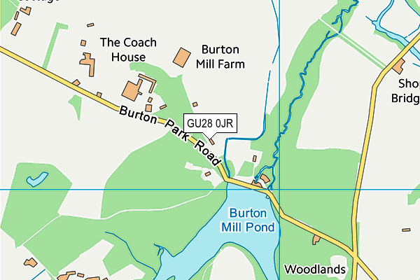 GU28 0JR map - OS VectorMap District (Ordnance Survey) GU28 0JR map - OS VectorMap District (Ordnance Survey)