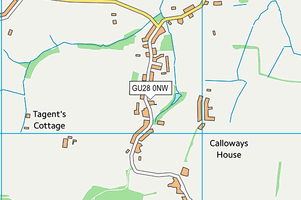 GU28 0NW map - OS VectorMap District (Ordnance Survey)