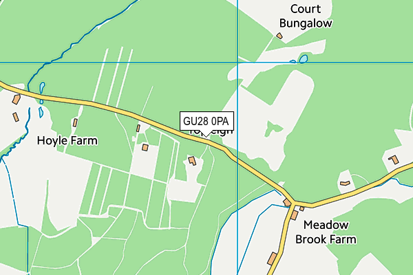 GU28 0PA map - OS VectorMap District (Ordnance Survey)