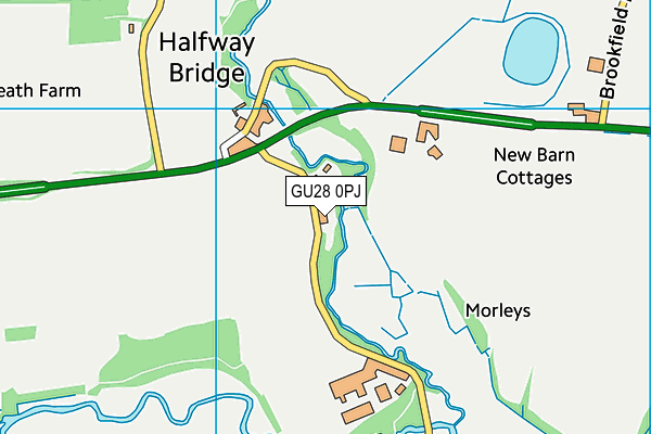 GU28 0PJ map - OS VectorMap District (Ordnance Survey) GU28 0PJ map - OS VectorMap District (Ordnance Survey)
