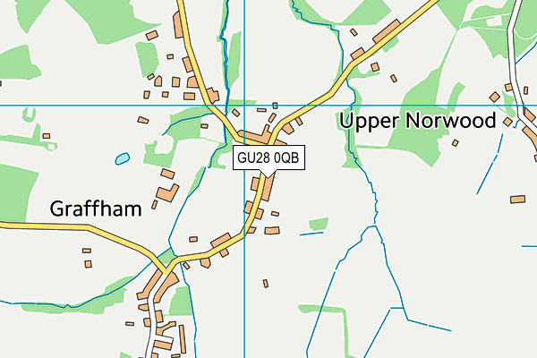 GU28 0QB map - OS VectorMap District (Ordnance Survey) GU28 0QB map - OS VectorMap District (Ordnance Survey)