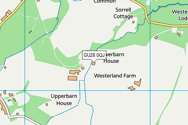 GU28 0QJ map - OS VectorMap District (Ordnance Survey) GU28 0QJ map - OS VectorMap District (Ordnance Survey)