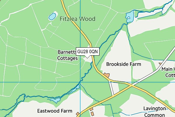 GU28 0QN map - OS VectorMap District (Ordnance Survey) GU28 0QN map - OS VectorMap District (Ordnance Survey)