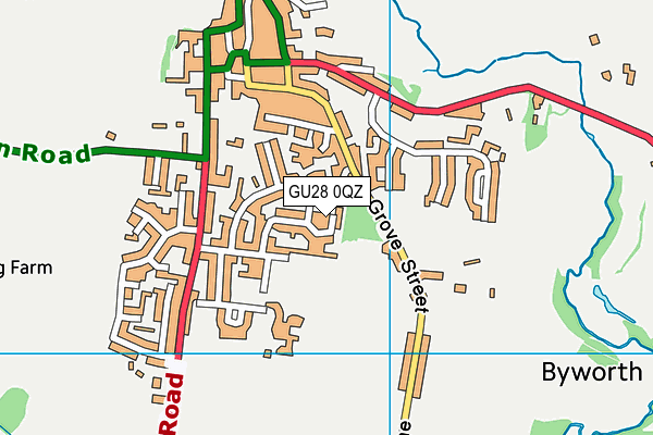 GU28 0QZ map - OS VectorMap District (Ordnance Survey) GU28 0QZ map - OS VectorMap District (Ordnance Survey)