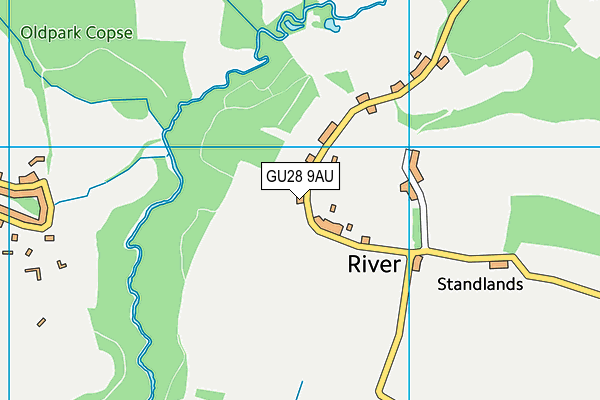 GU28 9AU map - OS VectorMap District (Ordnance Survey) GU28 9AU map - OS VectorMap District (Ordnance Survey)