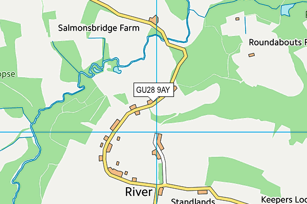 GU28 9AY map - OS VectorMap District (Ordnance Survey) GU28 9AY map - OS VectorMap District (Ordnance Survey)