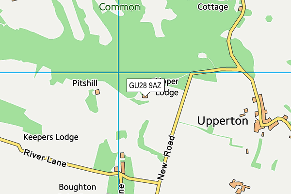 GU28 9AZ map - OS VectorMap District (Ordnance Survey) GU28 9AZ map - OS VectorMap District (Ordnance Survey)