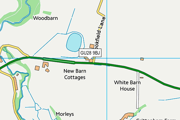 GU28 9BJ map - OS VectorMap District (Ordnance Survey) GU28 9BJ map - OS VectorMap District (Ordnance Survey)